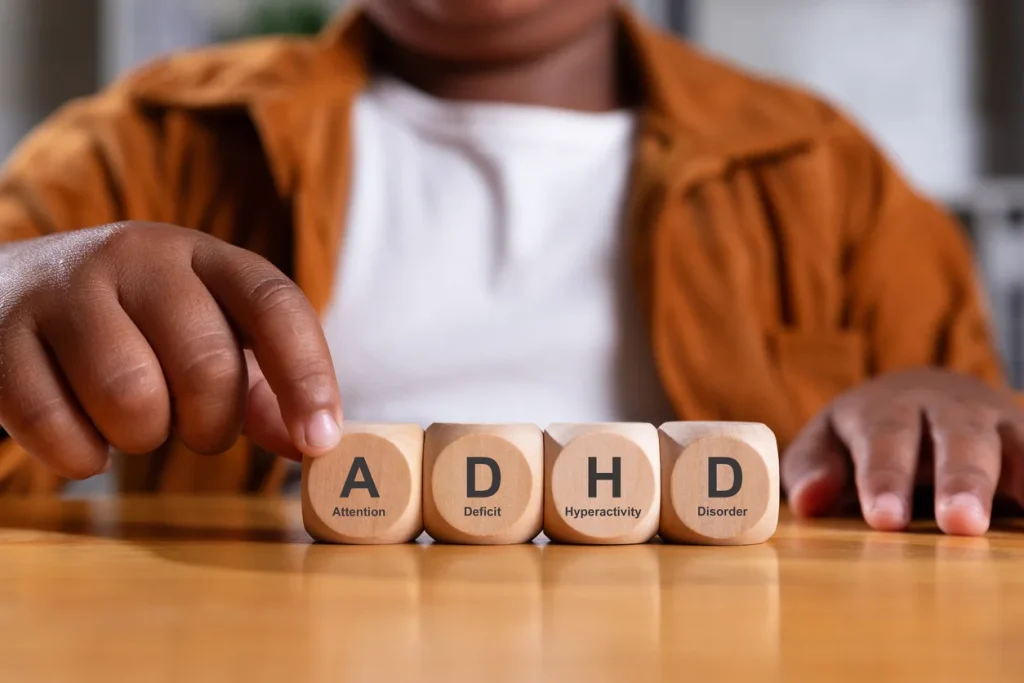 Blocks spelling ADHD