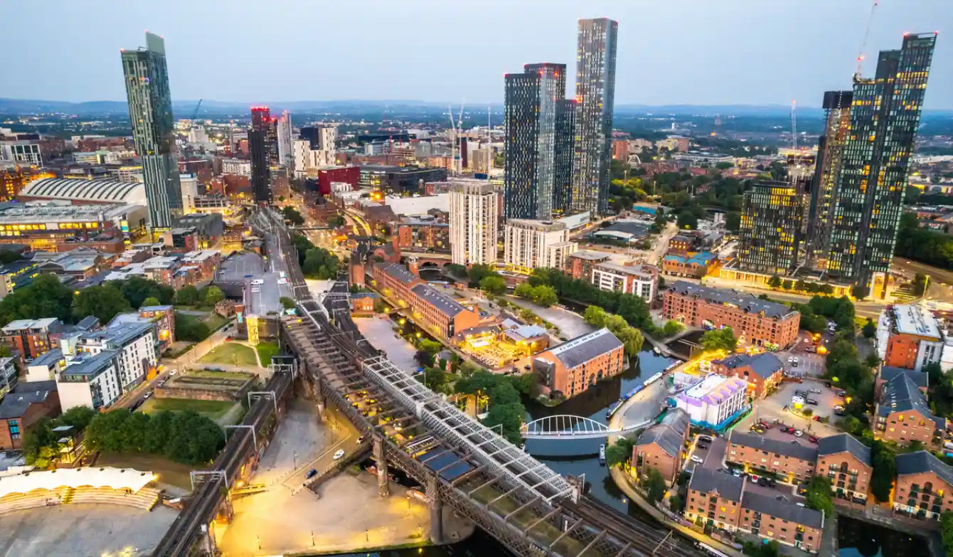 Ketamine therapy manchester. An image of Manchester landscape.